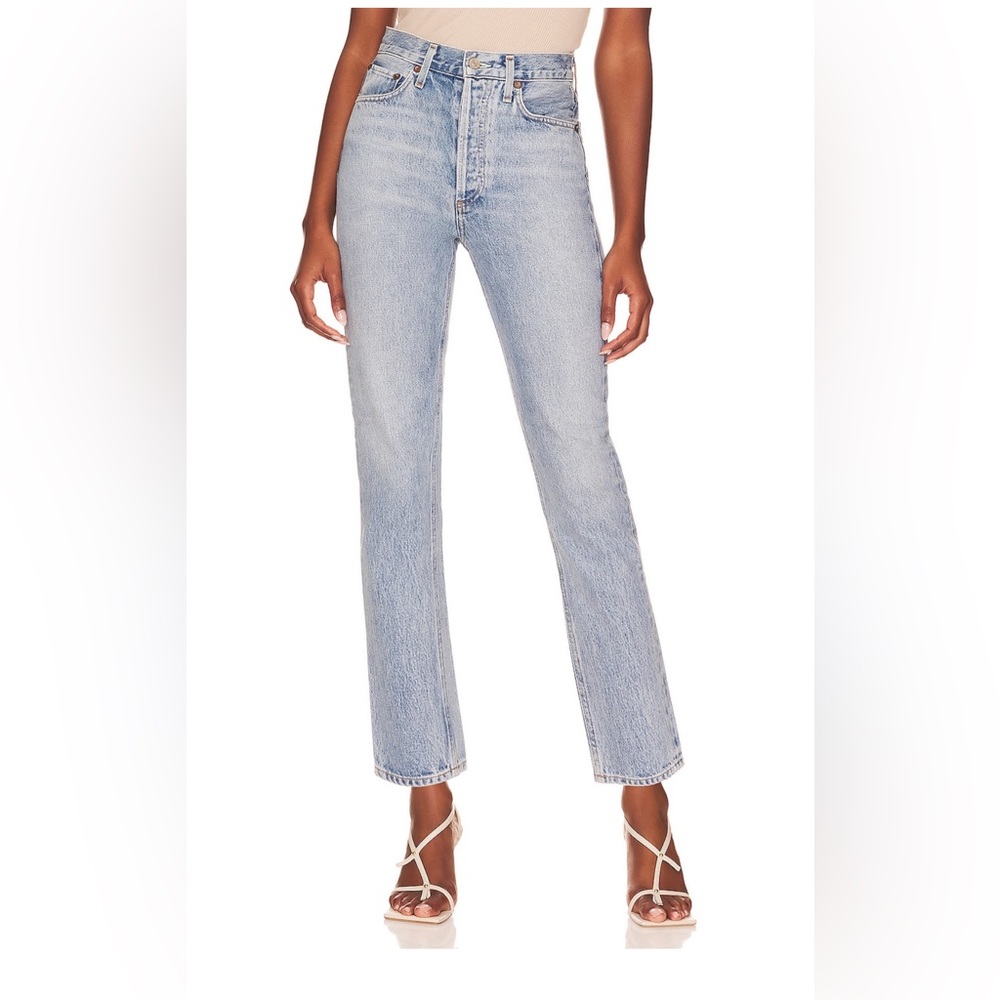 BRAND NEW AGOLDE Riley high rise crop from Revolve